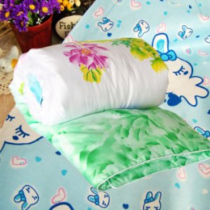 祥怡100%桑蠶長(zhǎng)絲被 兒童被夏涼被空調(diào)被 100%桑蠶絲凈重600克 160*210cm