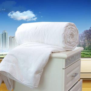 正品 祥怡100桑蠶絲被長(zhǎng)絲冬被加厚雙人春秋被 全棉被套 手工長(zhǎng)絲 可脫卸 白色 蠶絲 200*230cm