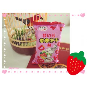 豐味園夢幻谷童趣餅干兒童寶寶休閑零食草莓巧克力牛奶味10包包郵