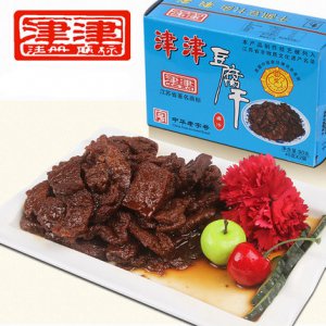 津津官方旗艦店 鹵汁豆腐干 禮品 豆干 蘇州特產(chǎn) 土特產(chǎn) 禮盒90g